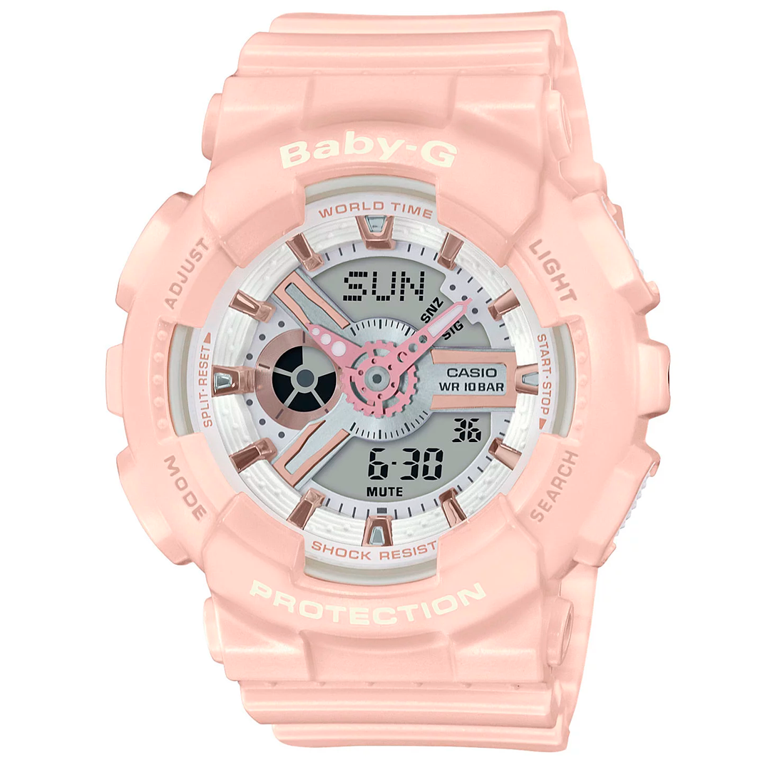 RELOJ BABY-G RESINA ROSADO BA-110RG-4A G-SK-M-22