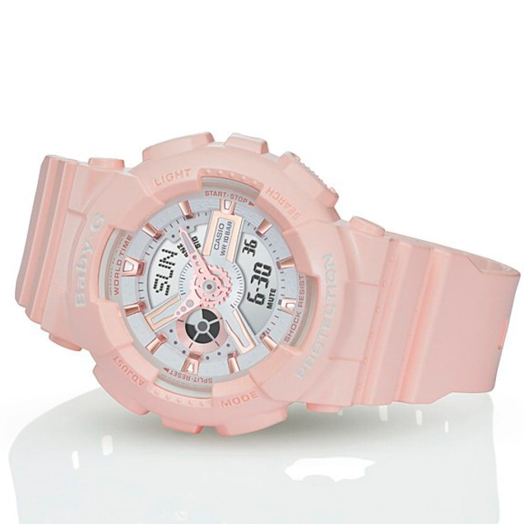 RELOJ BABY-G RESINA ROSADO BA-110RG-4A G-SK-M-22