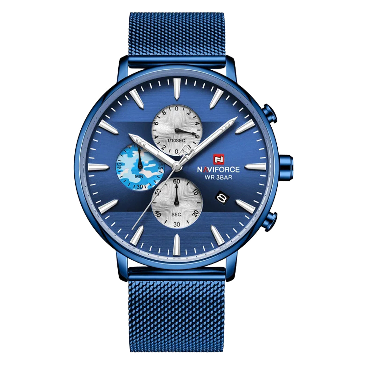 RELOJ NAVIFORCE MALLA AZUL NAV-116