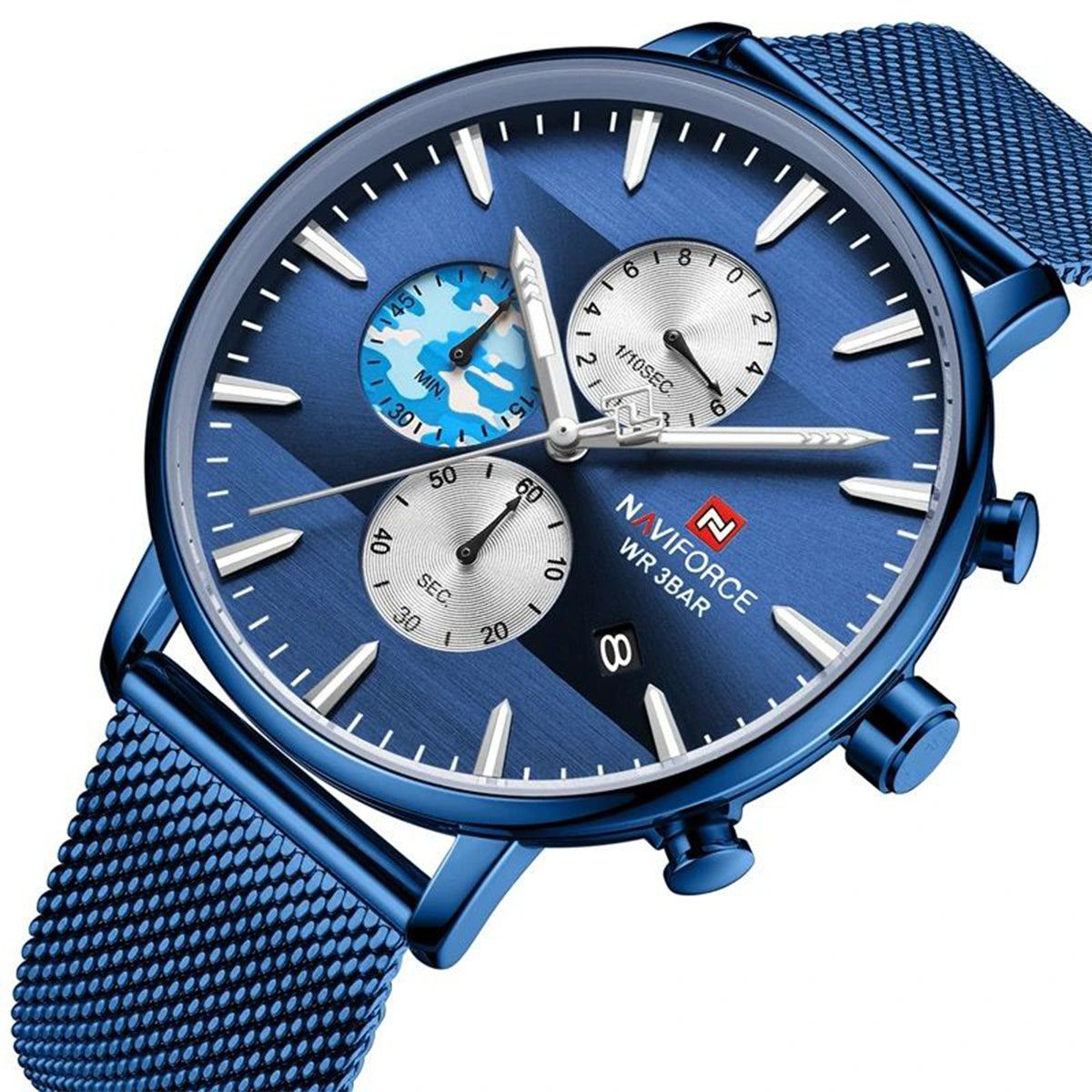 RELOJ NAVIFORCE MALLA AZUL NAV-116