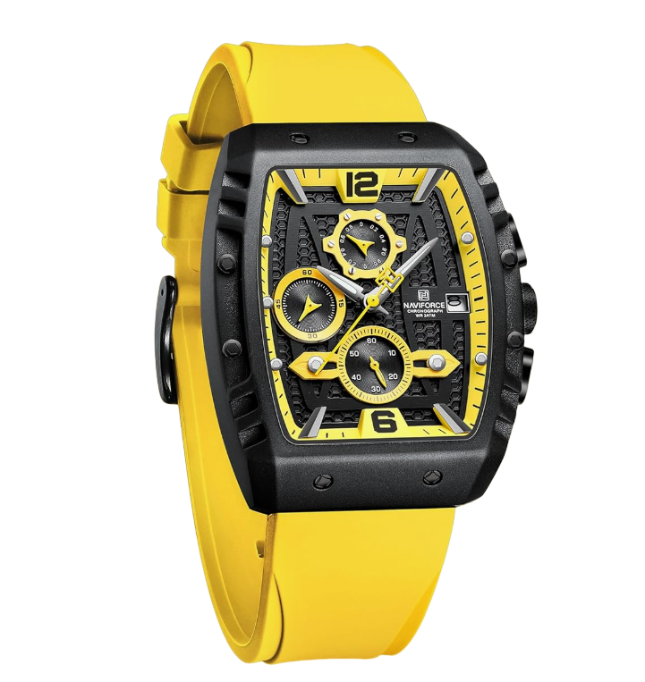 RELOJ NAVIFORCE RETRO AMARILLO NAV-119