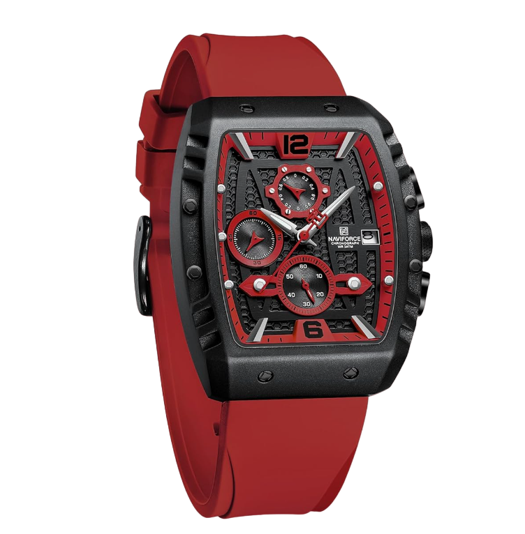 RELOJ NAVIFORCE RETRO ROJO NAV-120