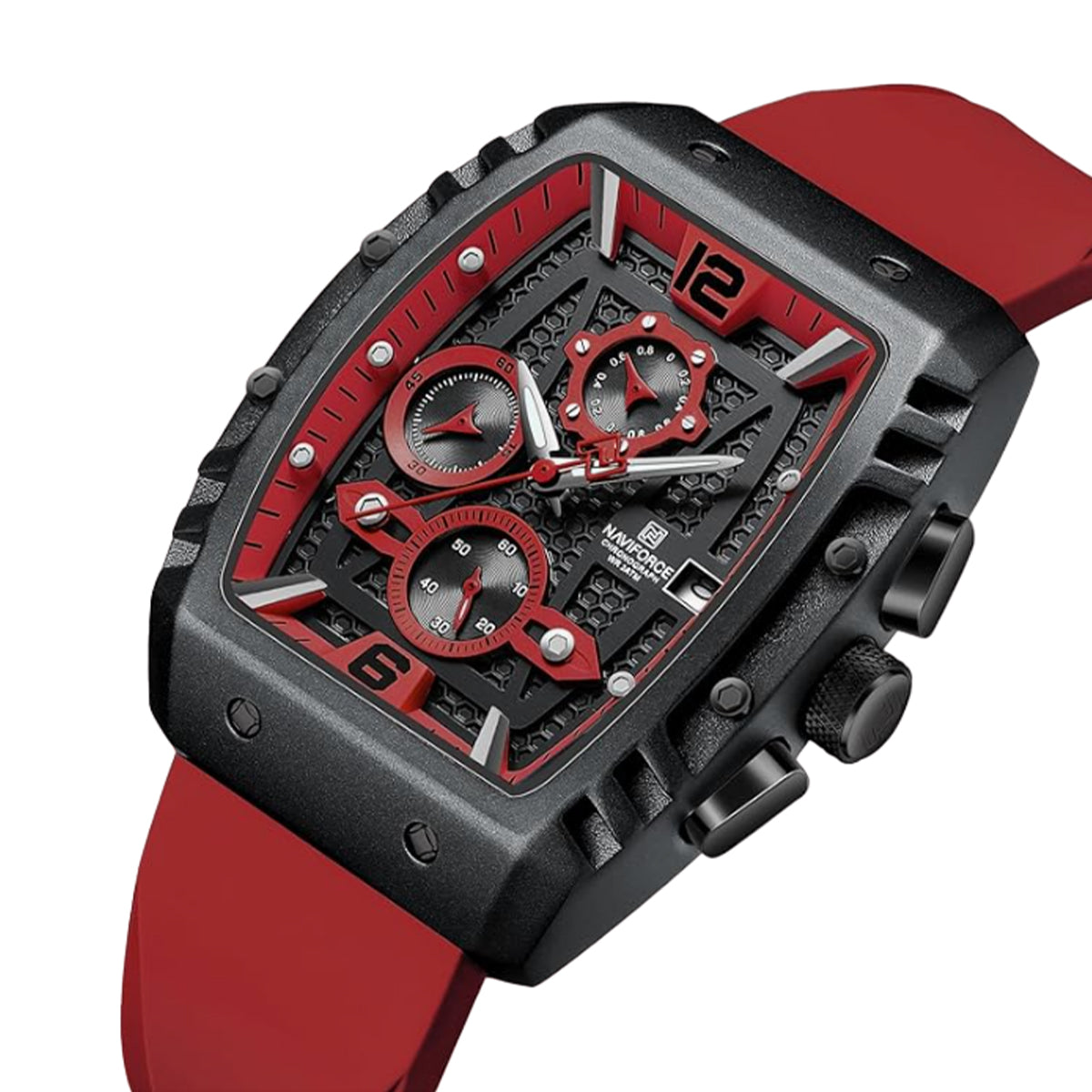 RELOJ NAVIFORCE RETRO ROJO NAV-120