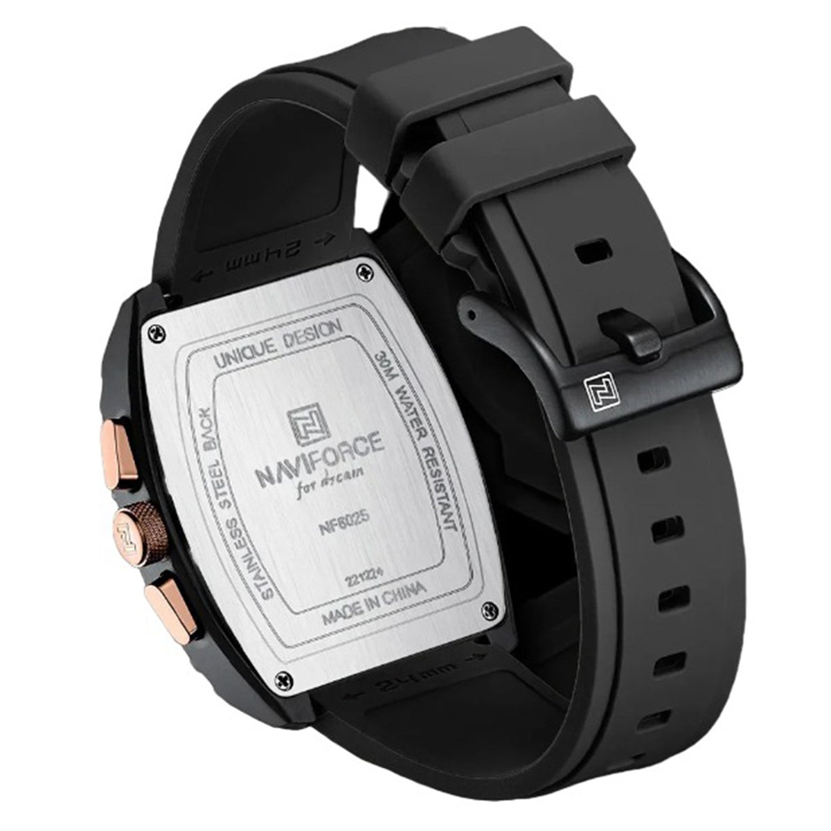 Reloj Naviforce Hombre Retro Negro | NAV-122
