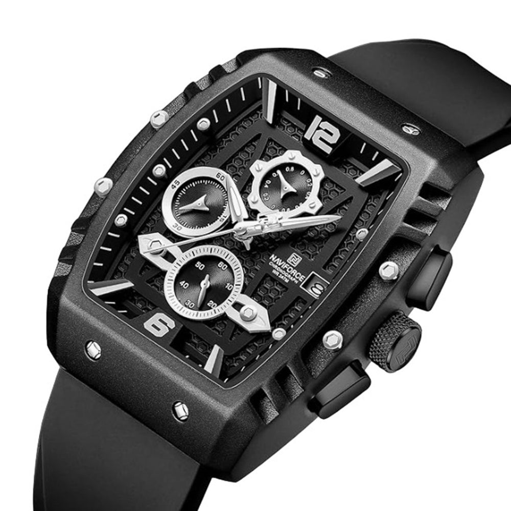 Reloj Naviforce NAV-124 Hombre Retro Negro