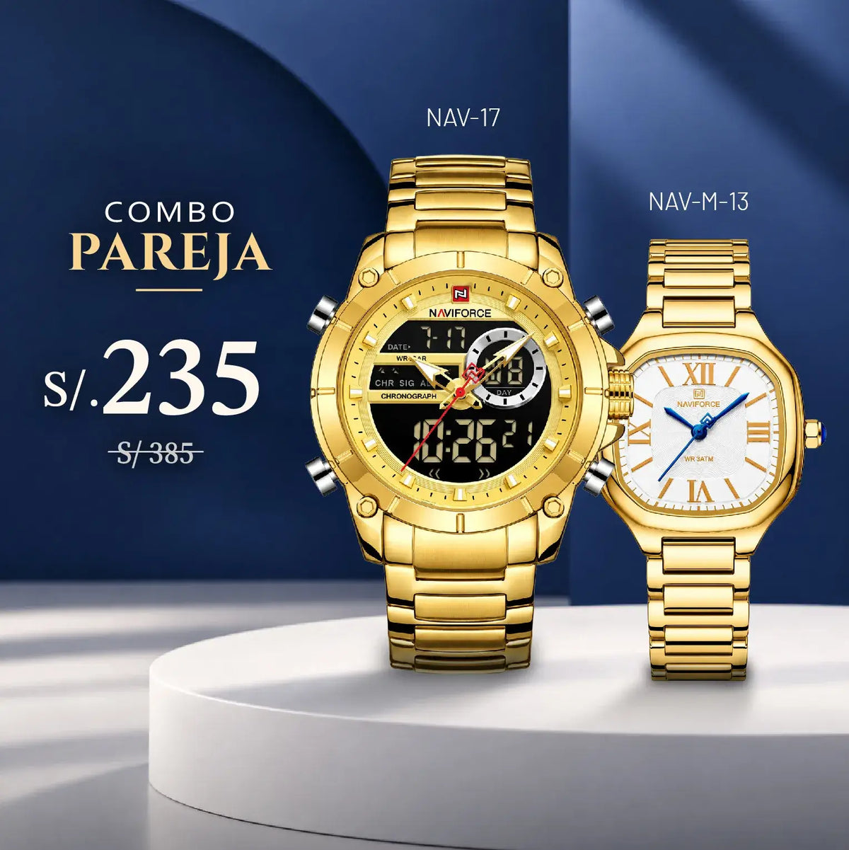 Relojes para Pareja: Naviforce NAV-17 y NAV-M-13