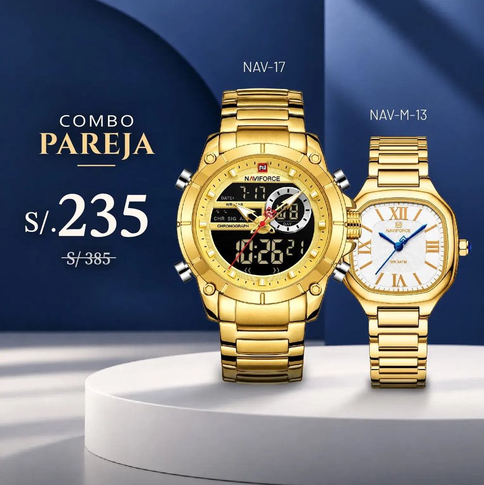 Relojes para Pareja: Naviforce NAV-17 y NAV-M-13