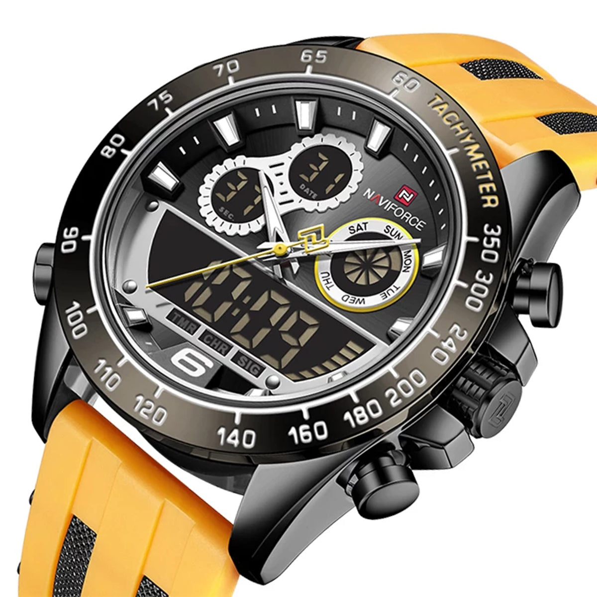 RELOJ NAVIFORCE SILICON AMARILLO NAV-66