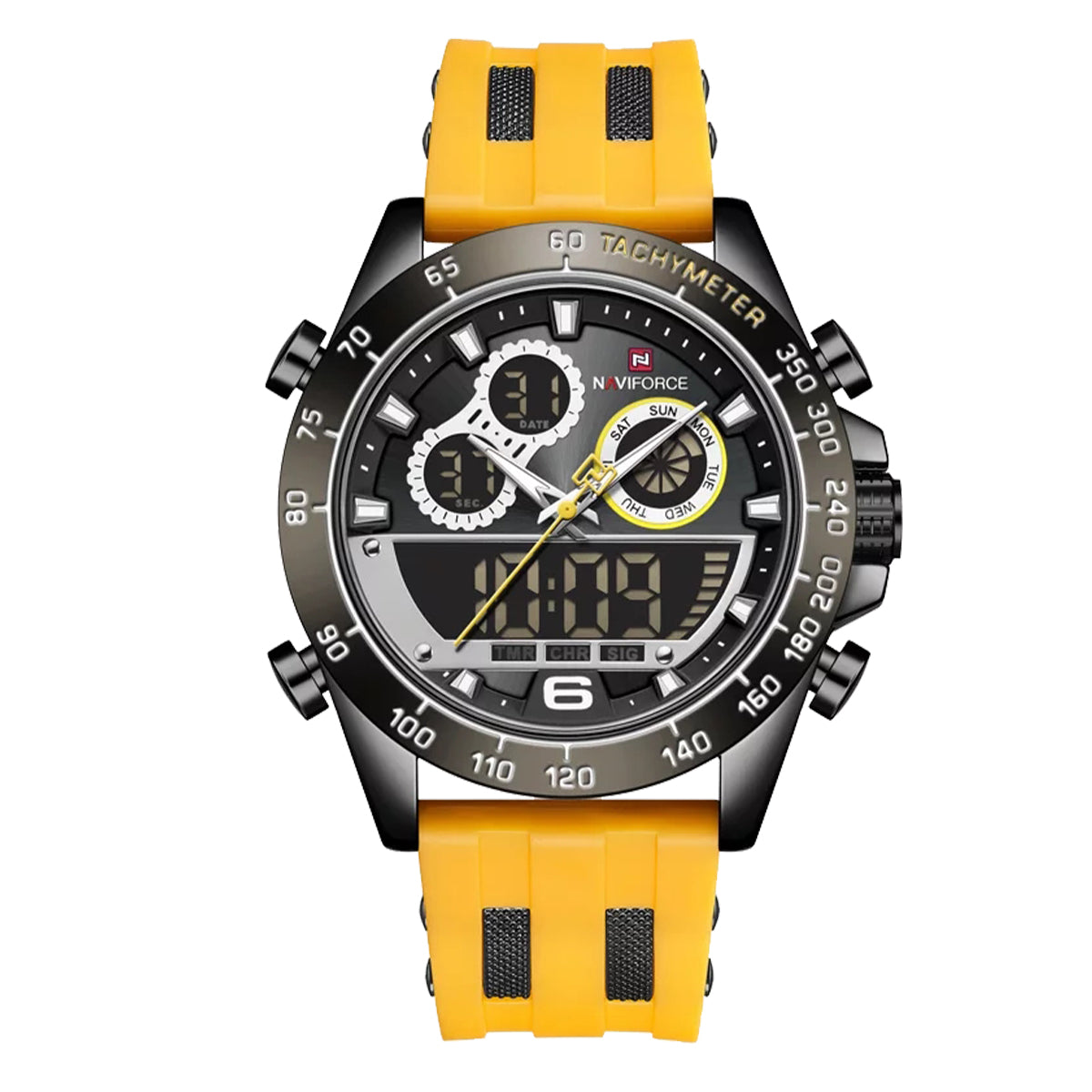 RELOJ NAVIFORCE SILICON AMARILLO NAV-66