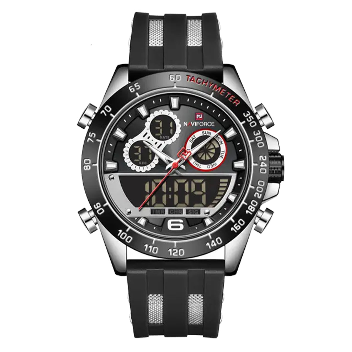 RELOJ NAVIFORCE SILICON BLACK NAV-67