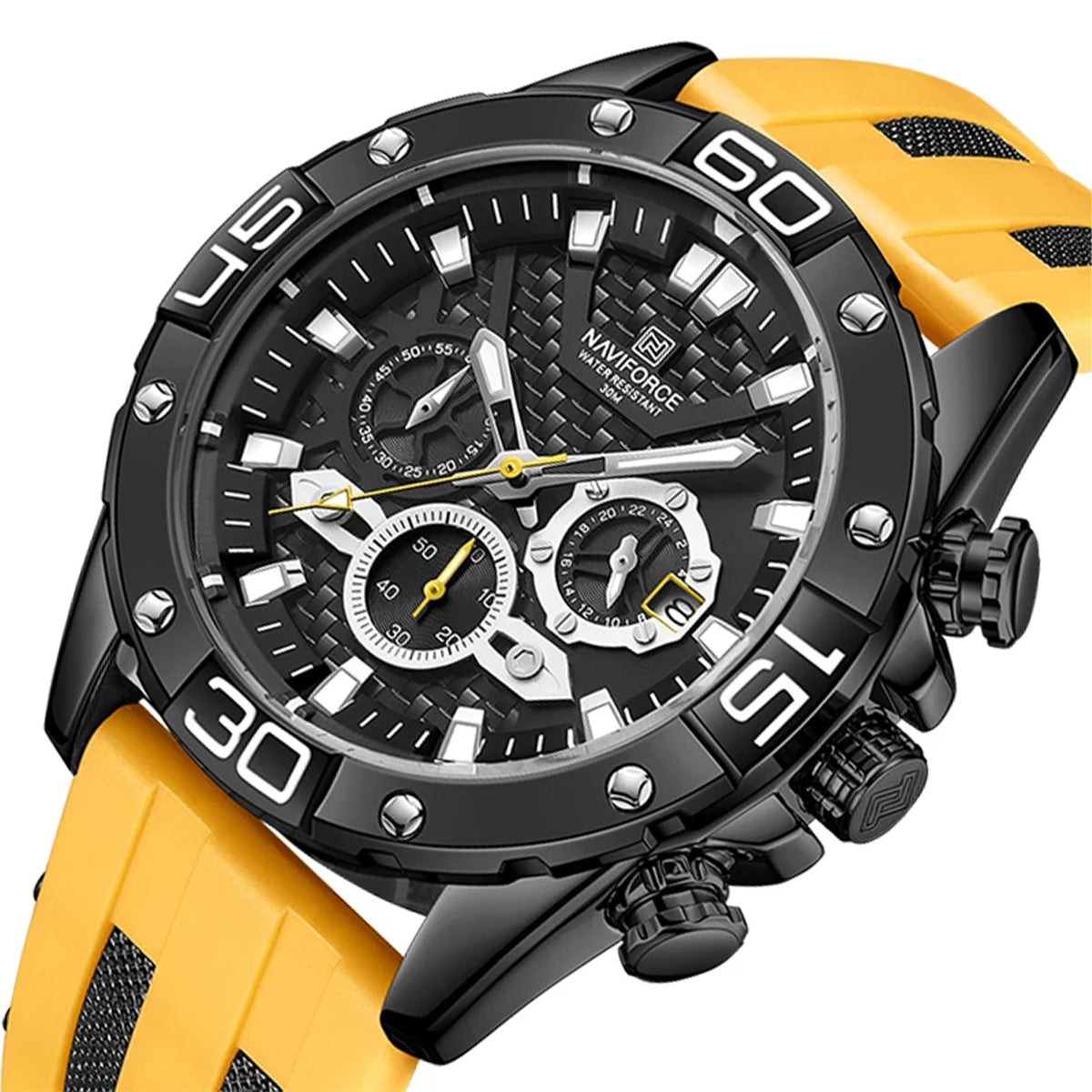 RELOJ NAVIFORCE SILICON AMARILLO NAV-69