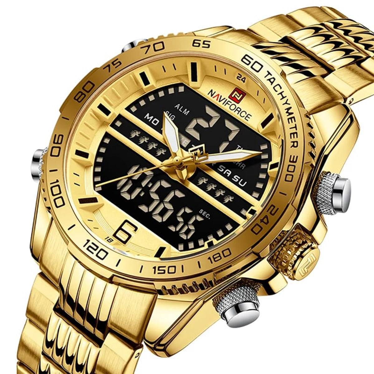 Reloj Naviforce Hombre Acero Dorado | NAV-84