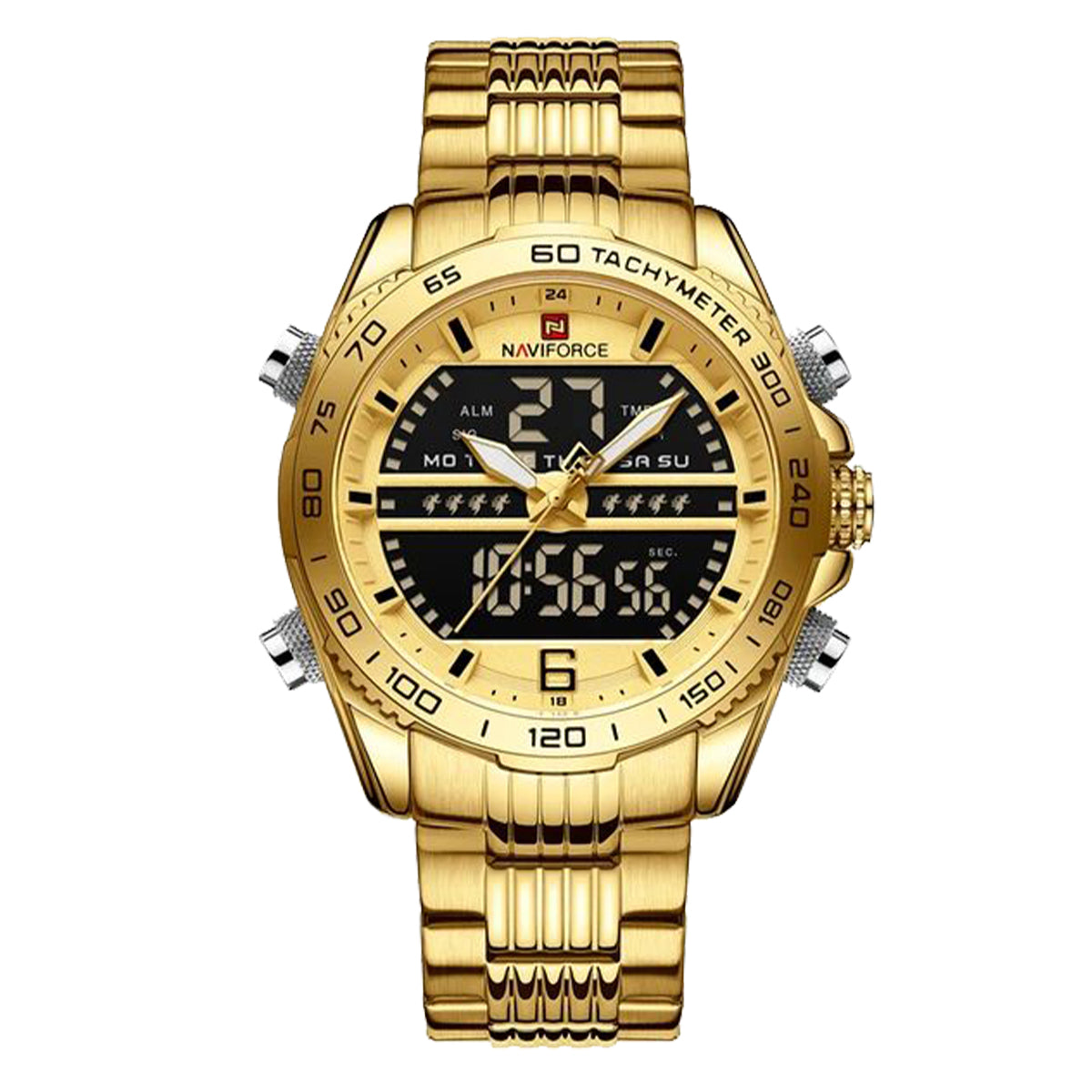 Reloj Naviforce Hombre Acero Dorado | NAV-84
