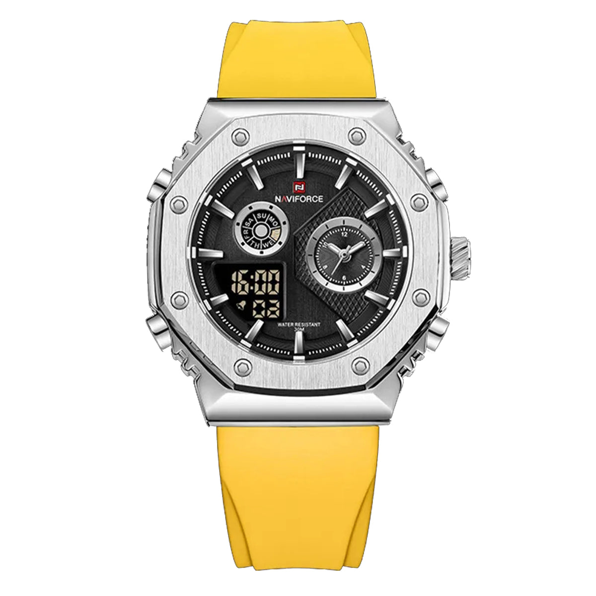 RELOJ NAVIFORCE OCTO SILICONA AMARILLO NAV-93