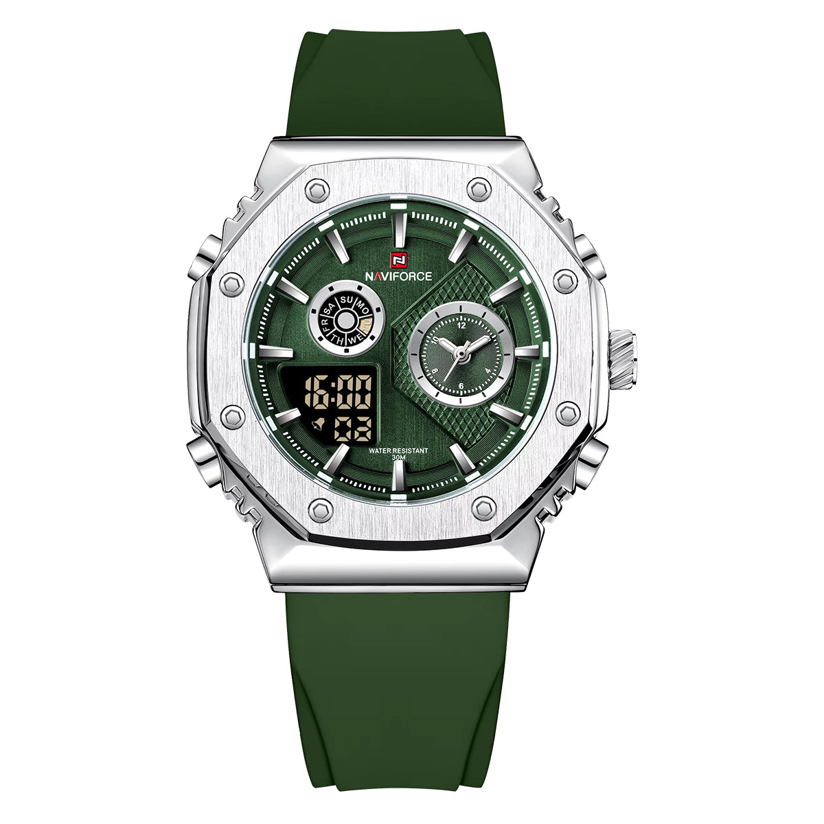 RELOJ NAVIFORCE OCTO SILICONA VERDE NAV-95