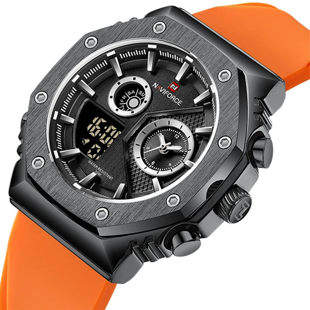 Reloj Naviforce NAV-97 Hombre Deportivo Naranja