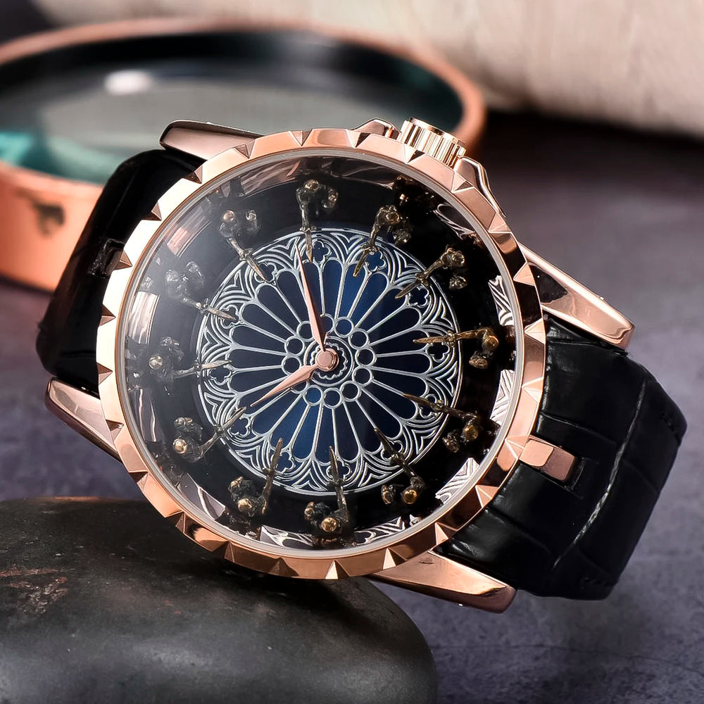 Reloj Onola ONO-22 Hombre Cuero Negro