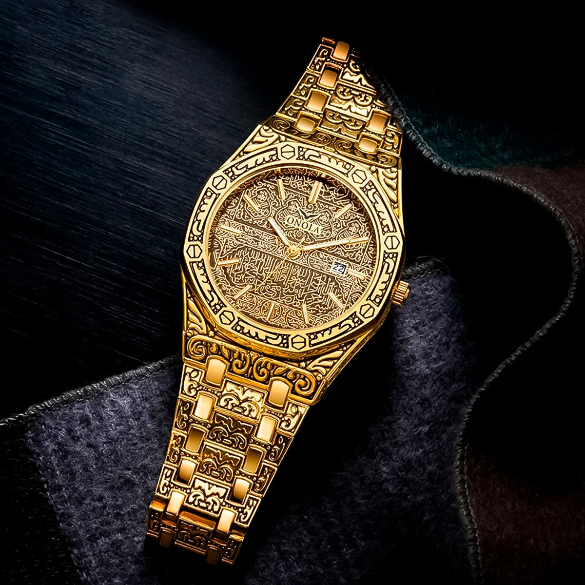 RELOJ ONOLA T-DORADO VINTAGE ONO-3