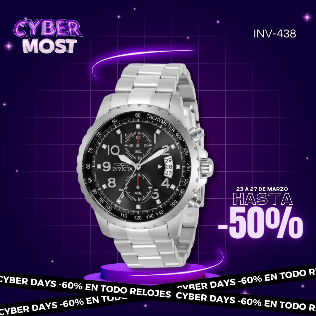 Reloj Invicta Specialty 13783 Hombre Acero Plateado