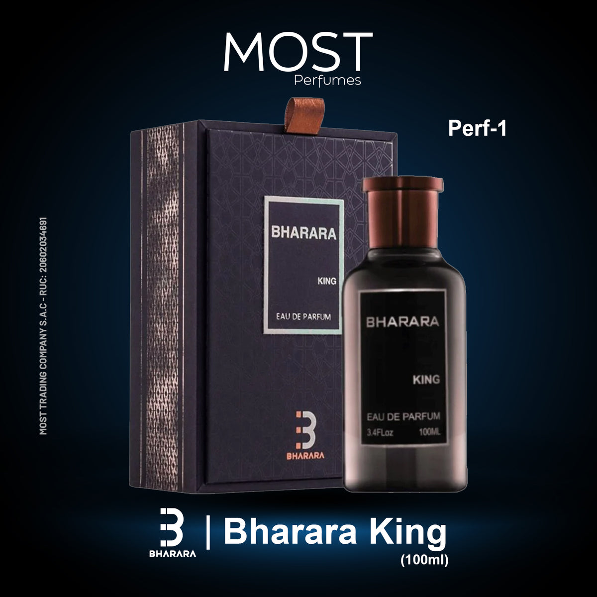 BHARARA KING EDP 100ML HOMBRE