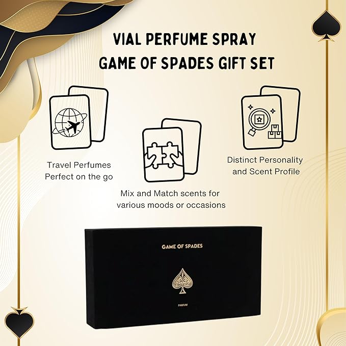 Perfume Game of Spades PERF-6 Coffret 9 Piezas