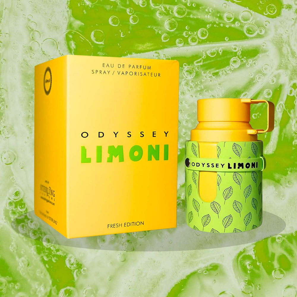 Odyssey Limoni Fresh EDP 100ml de Armaf, fragancia cítrica para hombres y mujeres, edición fresca.