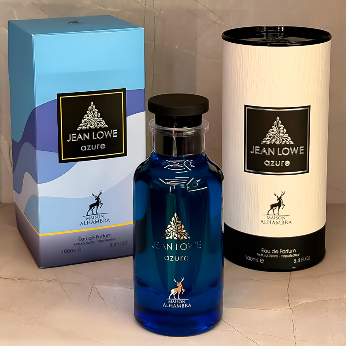 JEAN LOWE AZURE MEN EDP - 100ML BY MAISON ALHAMBRA  PERF-78