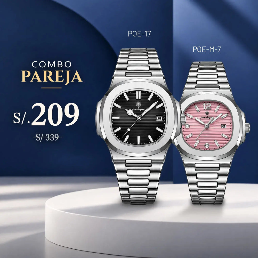 Relojes para Pareja: Poedagar POE-17 y POE-M-7 | PAR-67