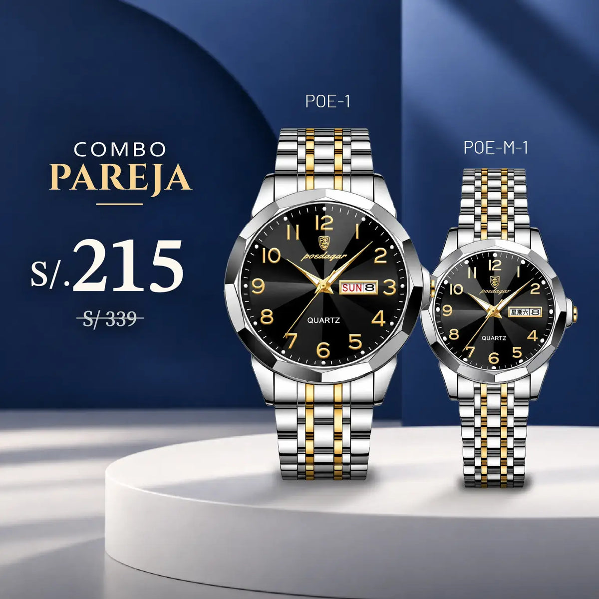 Relojes para Pareja: Poedagar POE-1 y POE-M-1 | PAR-63