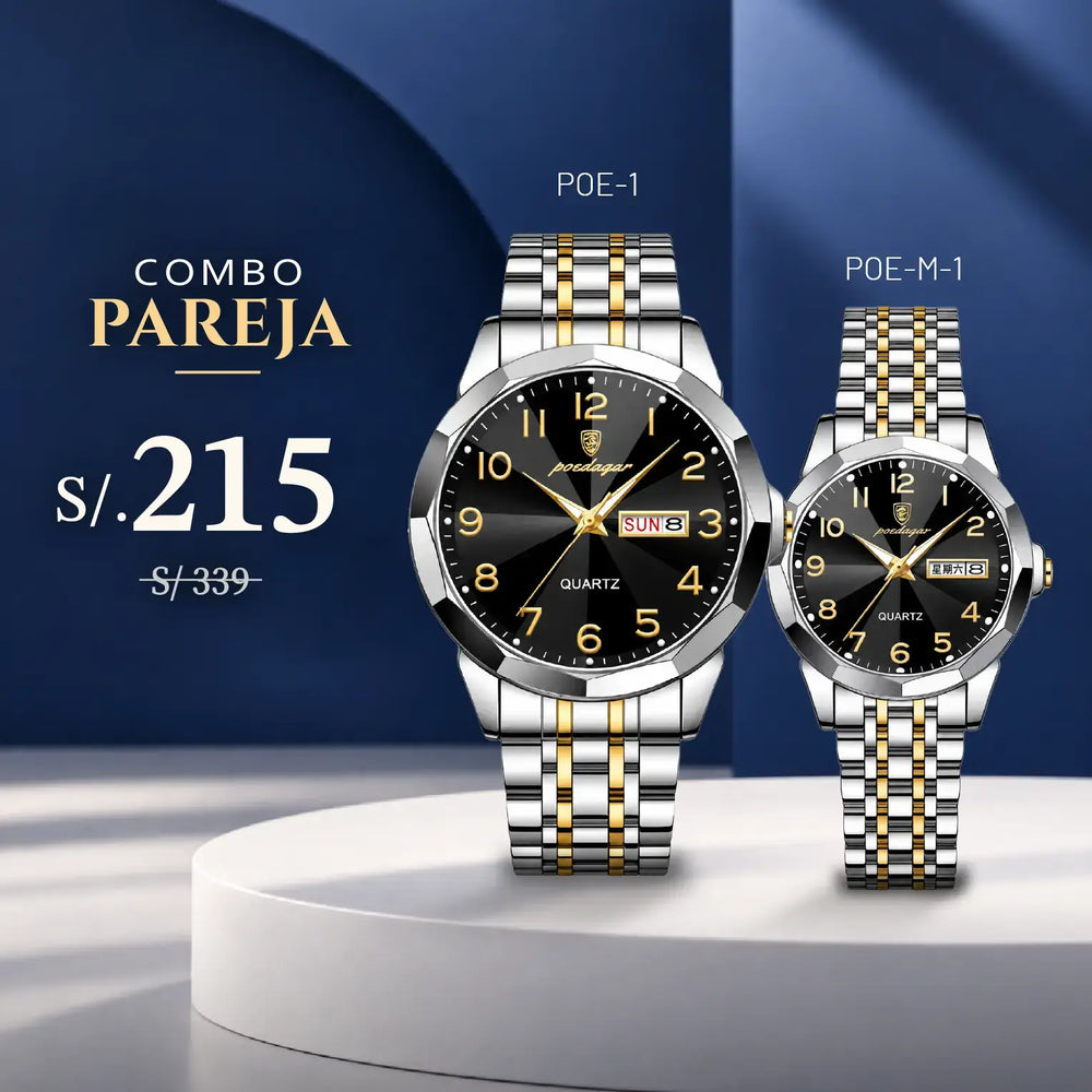 Relojes para Pareja: Poedagar POE-1 y POE-M-1 | PAR-63