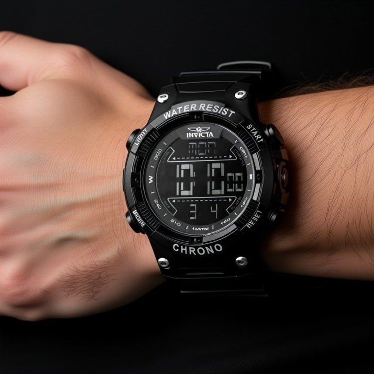 Reloj Invicta Racing 49040 Hombre Digital Negro