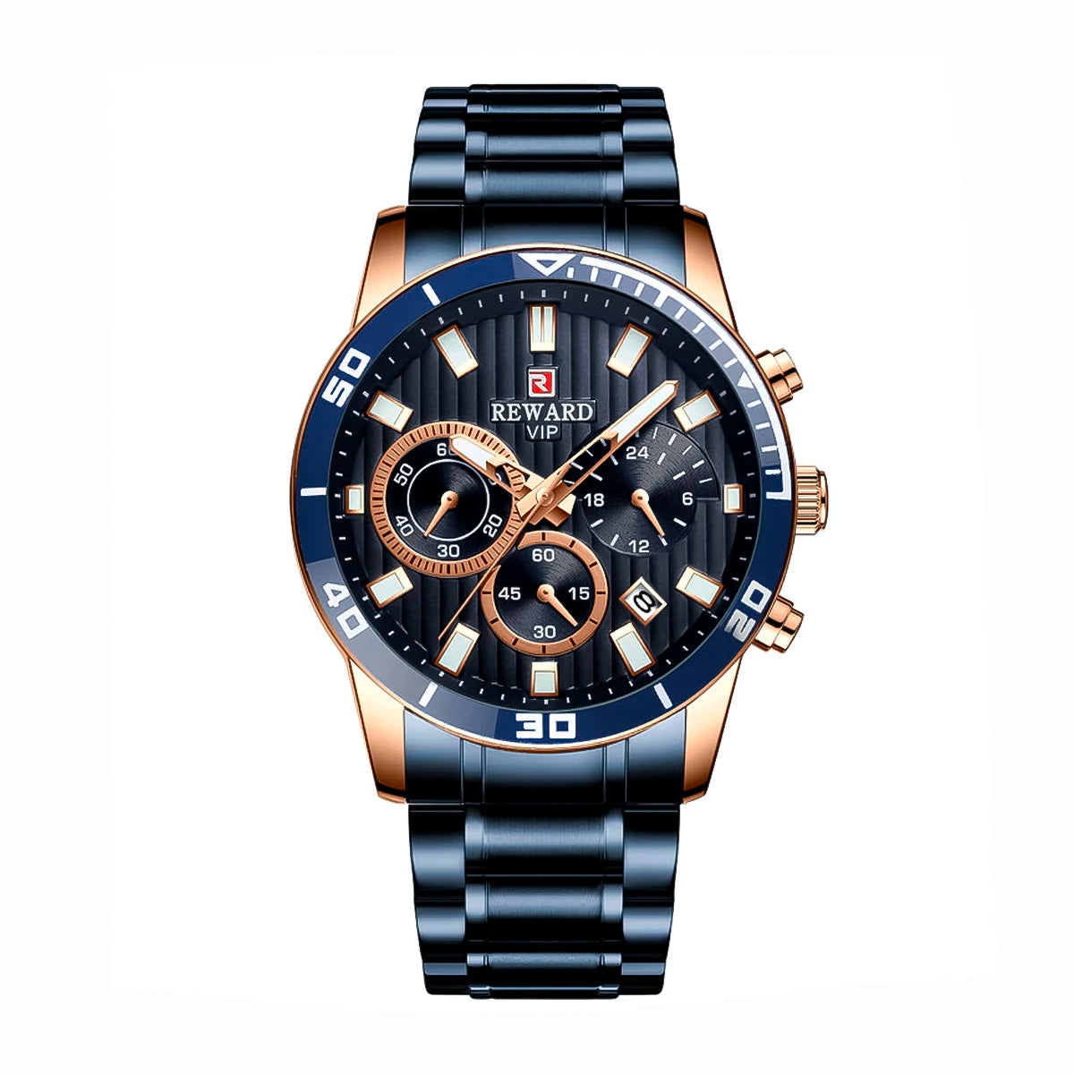 Reloj Reward REW-2 Hombre Acero Azul
