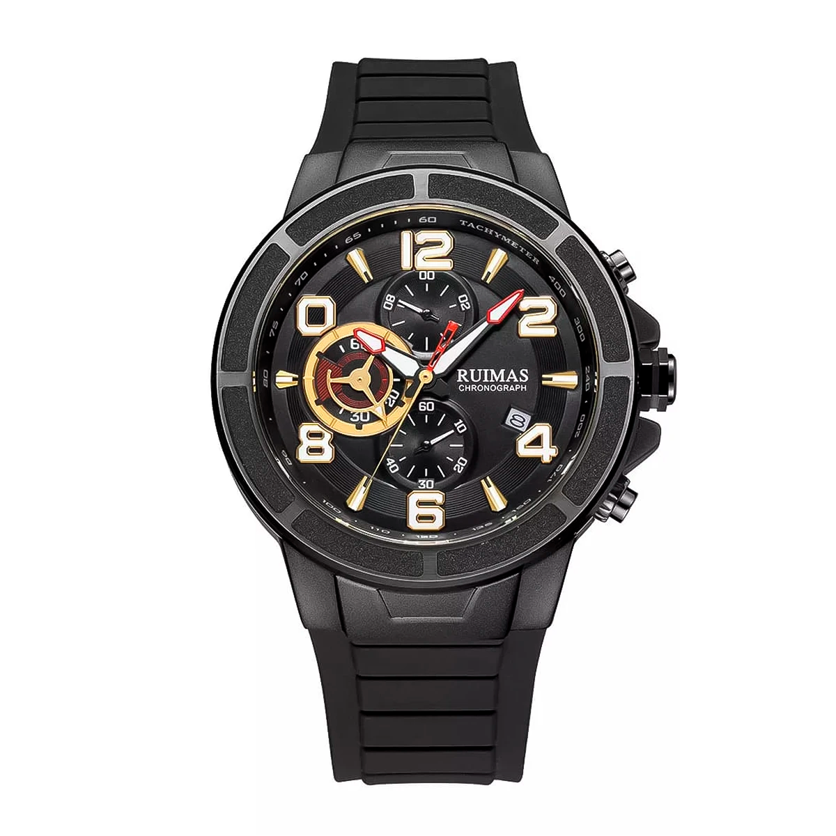 RELOJ RUIMAS SILICONA NEGRO RUI-15