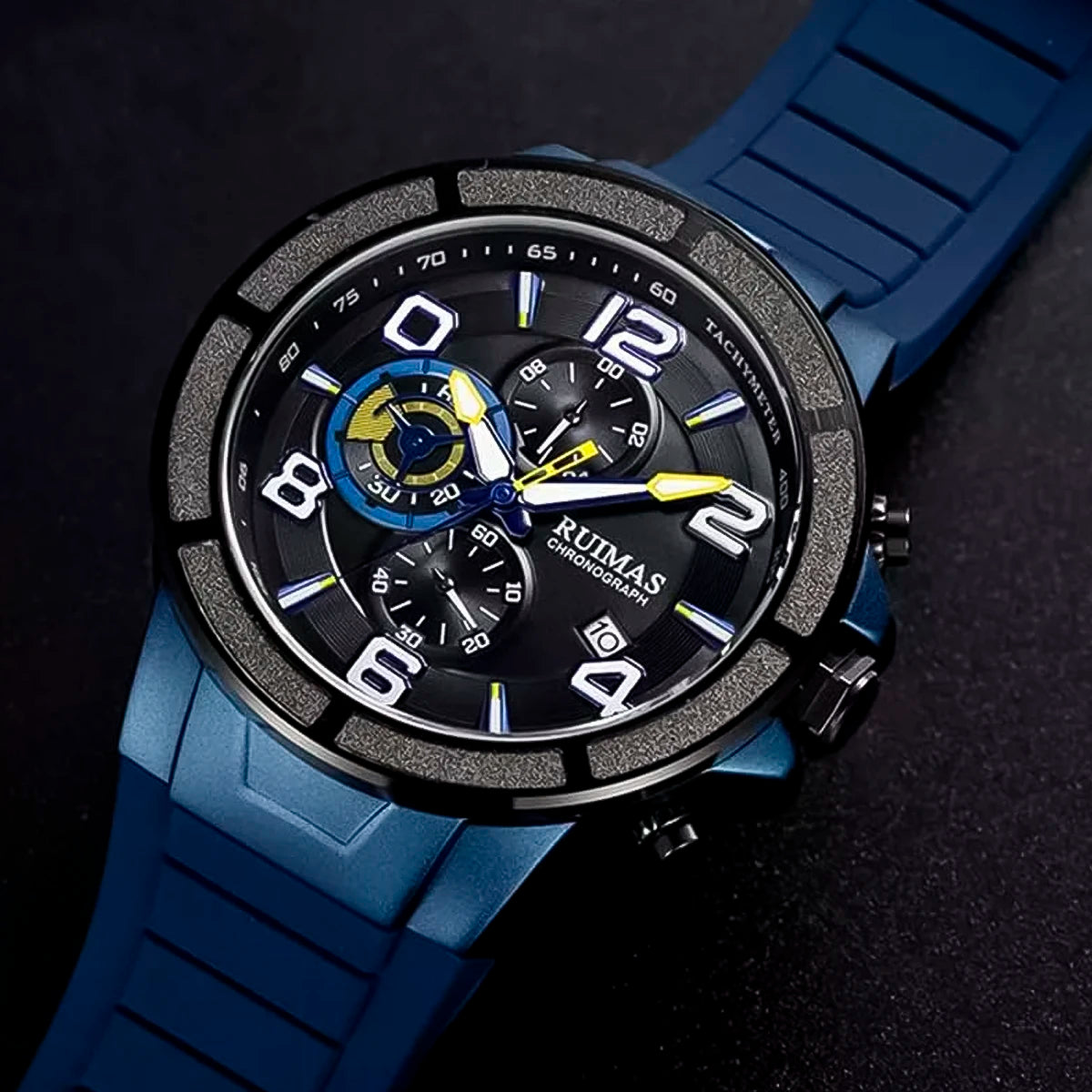 RELOJ RUIMAS SILICONA AZUL RUI-16