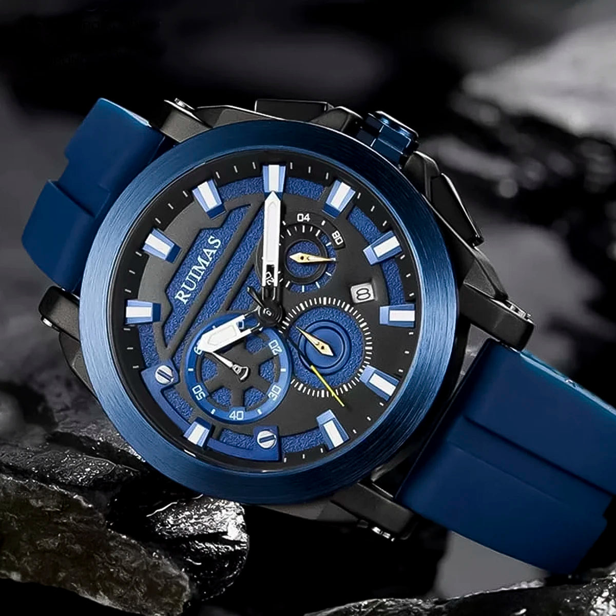 RELOJ RUIMAS SILICONA BLUE RUI-17