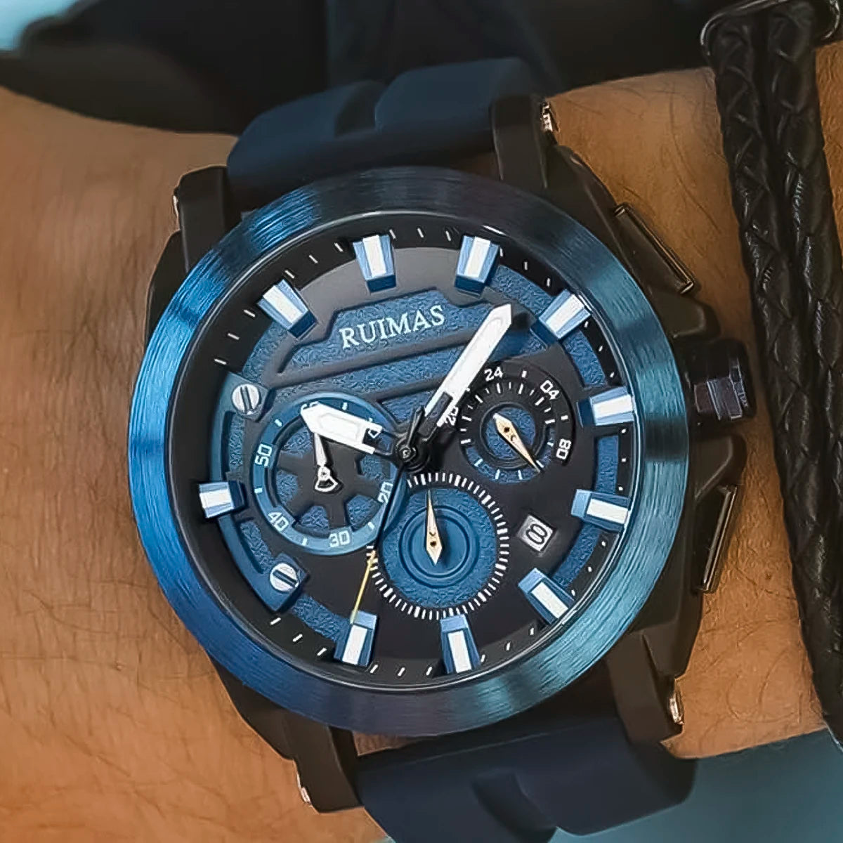 RELOJ RUIMAS SILICONA BLUE RUI-17