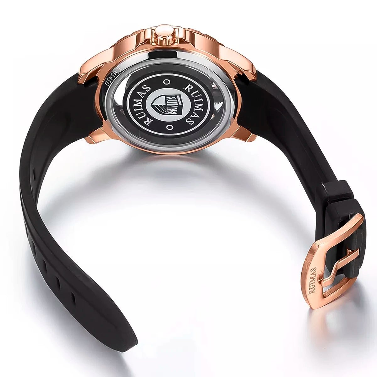 RELOJ RUIMAS PREMIUM ROSE GOLD BLACK RUI-26