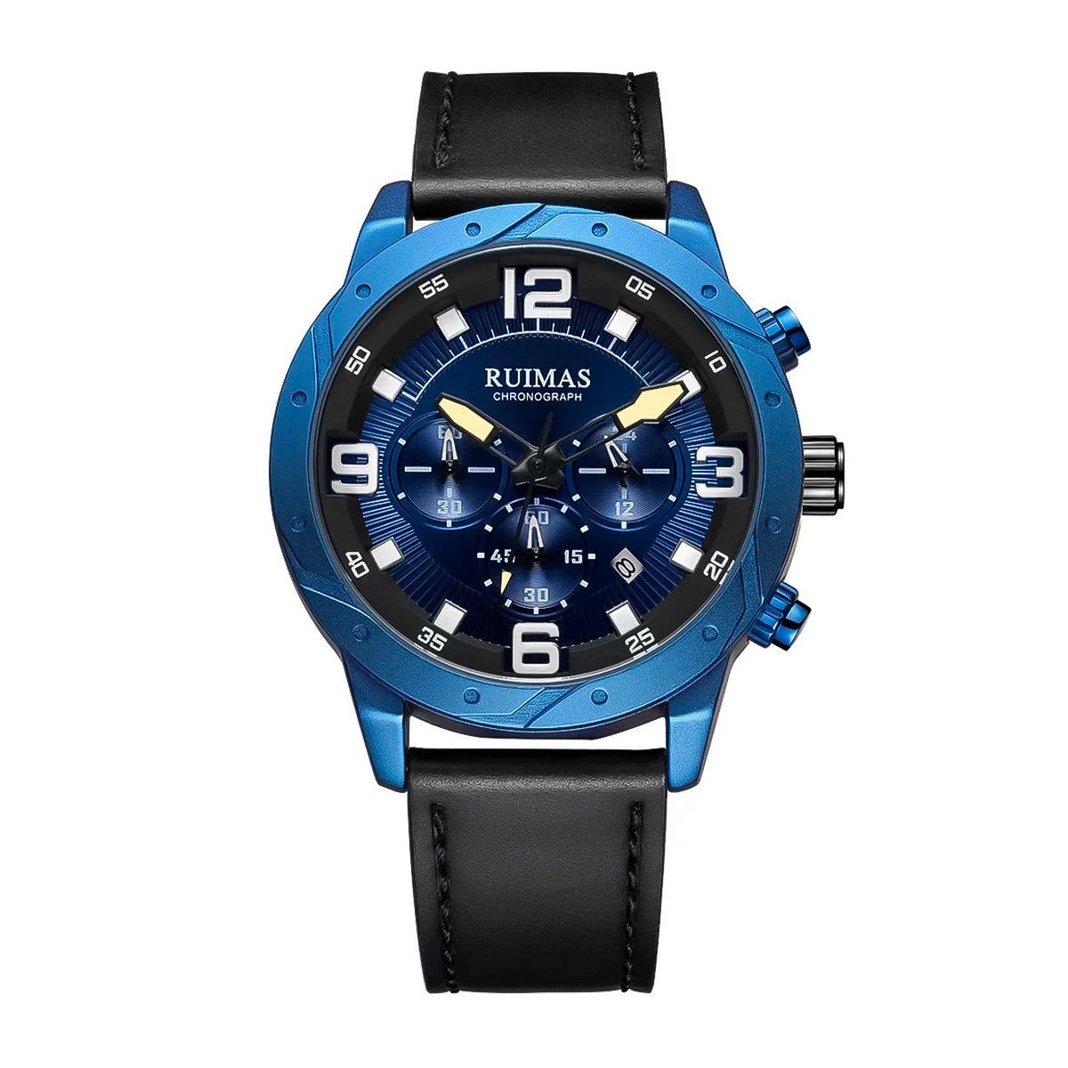 RELOJ RUIMAS CUERO AZUL RUI-2