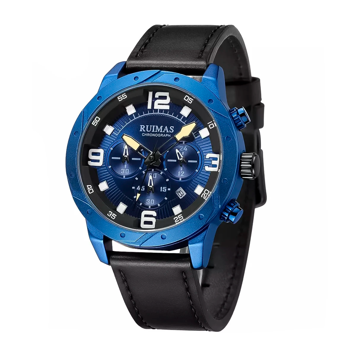 RELOJ RUIMAS CUERO AZUL RUI-2