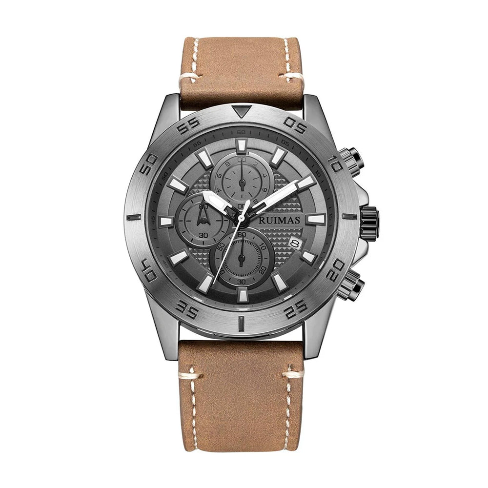Reloj Ruimas RUI-30 Hombre Cuero Marón