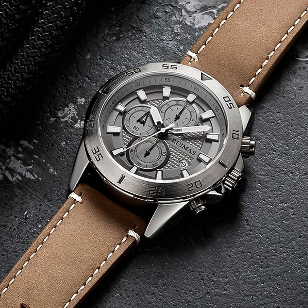 Reloj Ruimas RUI-30 Hombre Cuero Marón