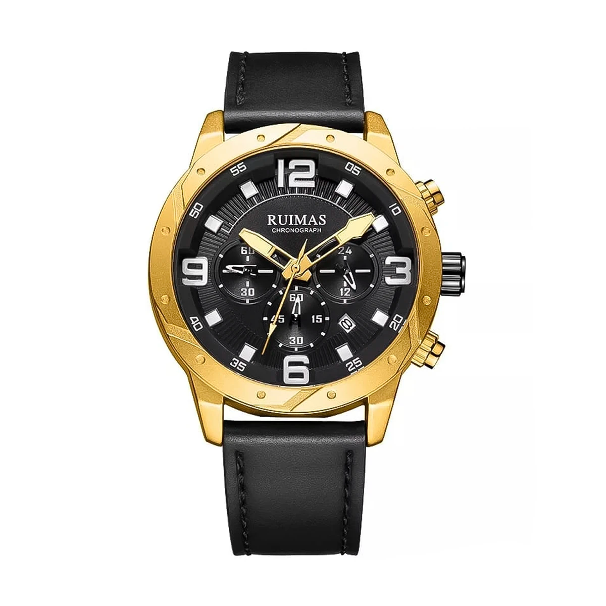 RELOJ RUIMAS CUERO NEGRO RUI-3