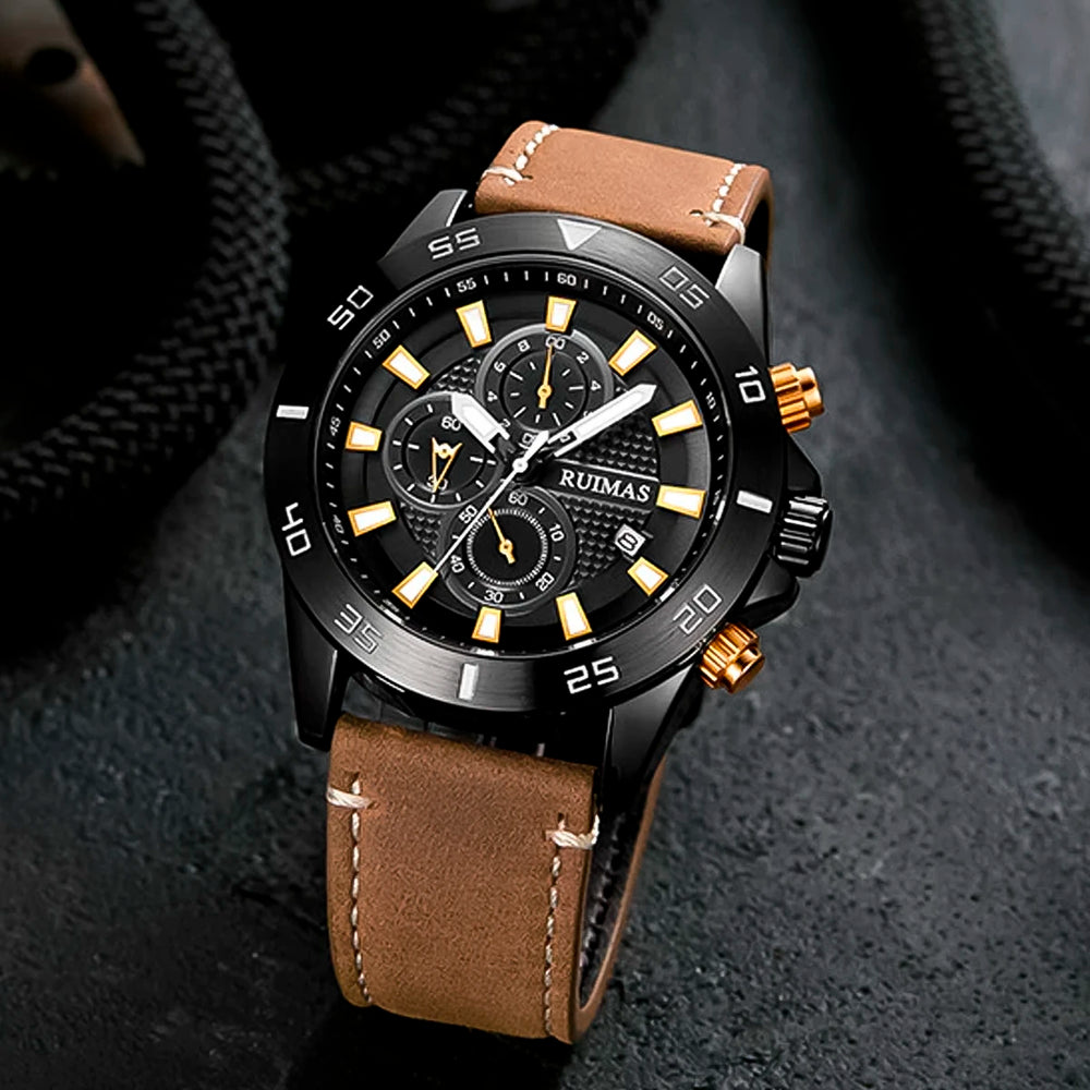 Reloj Ruimas RUI-31 Hombre Cuero Marrón