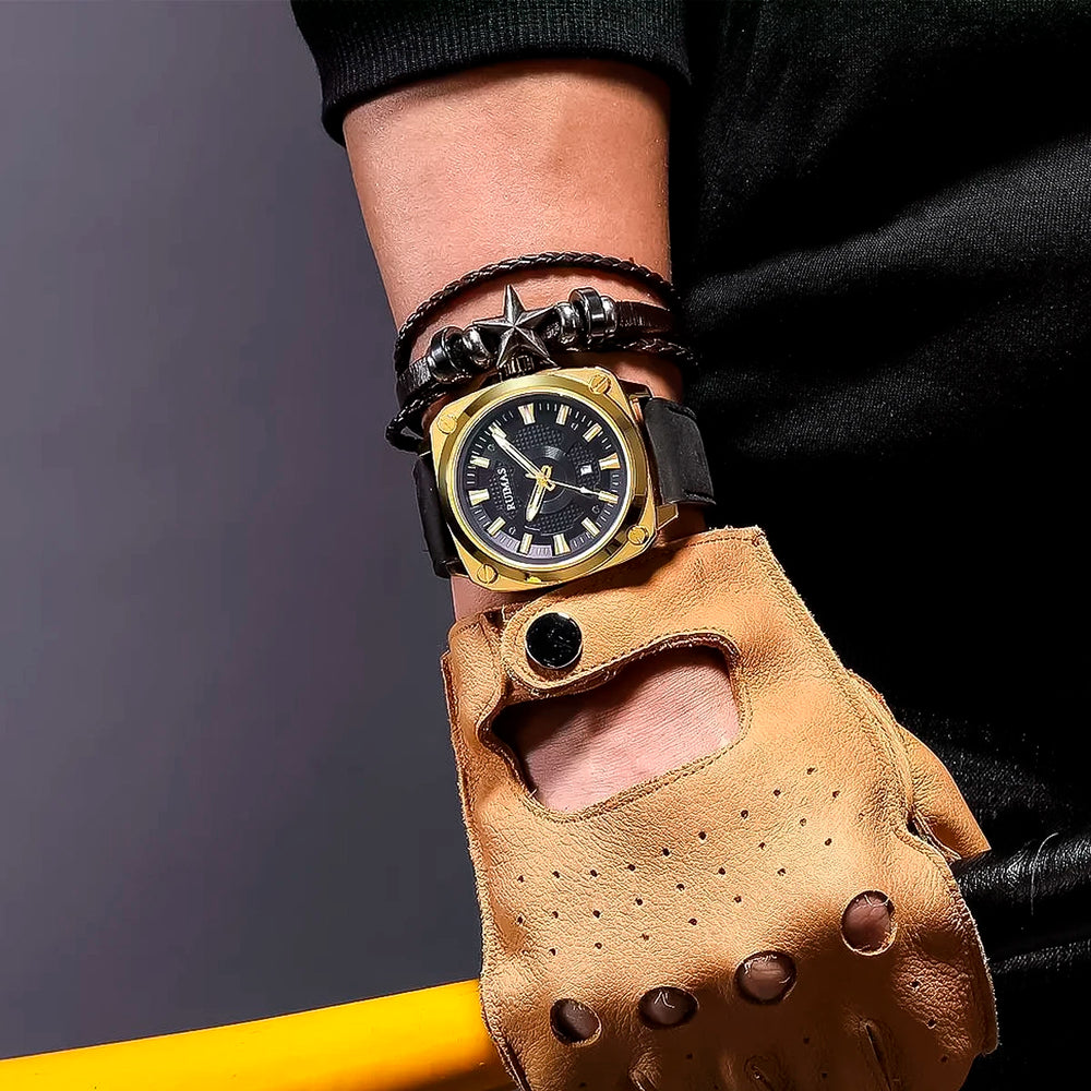 Reloj Ruimas RUI-33 Hombre Cuero Negro