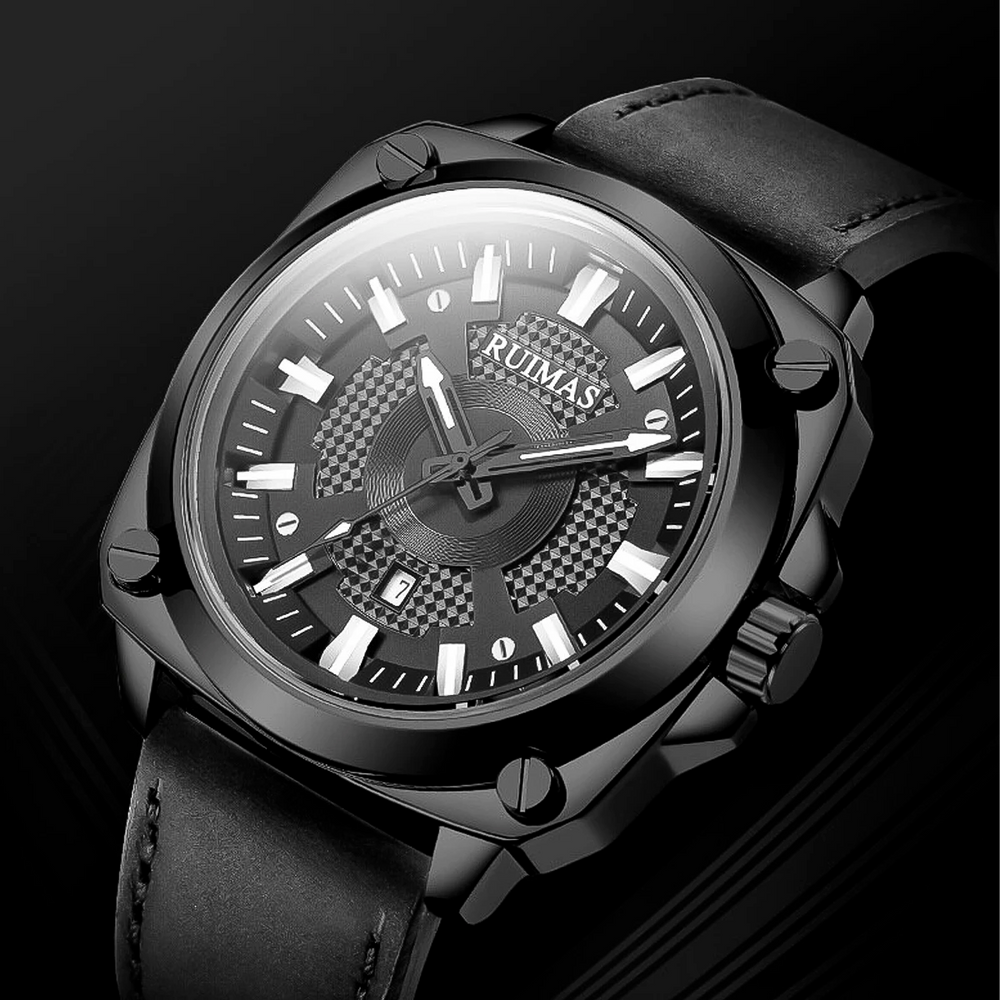 Reloj Ruimas RUI-34 Hombre Cuero Negro
