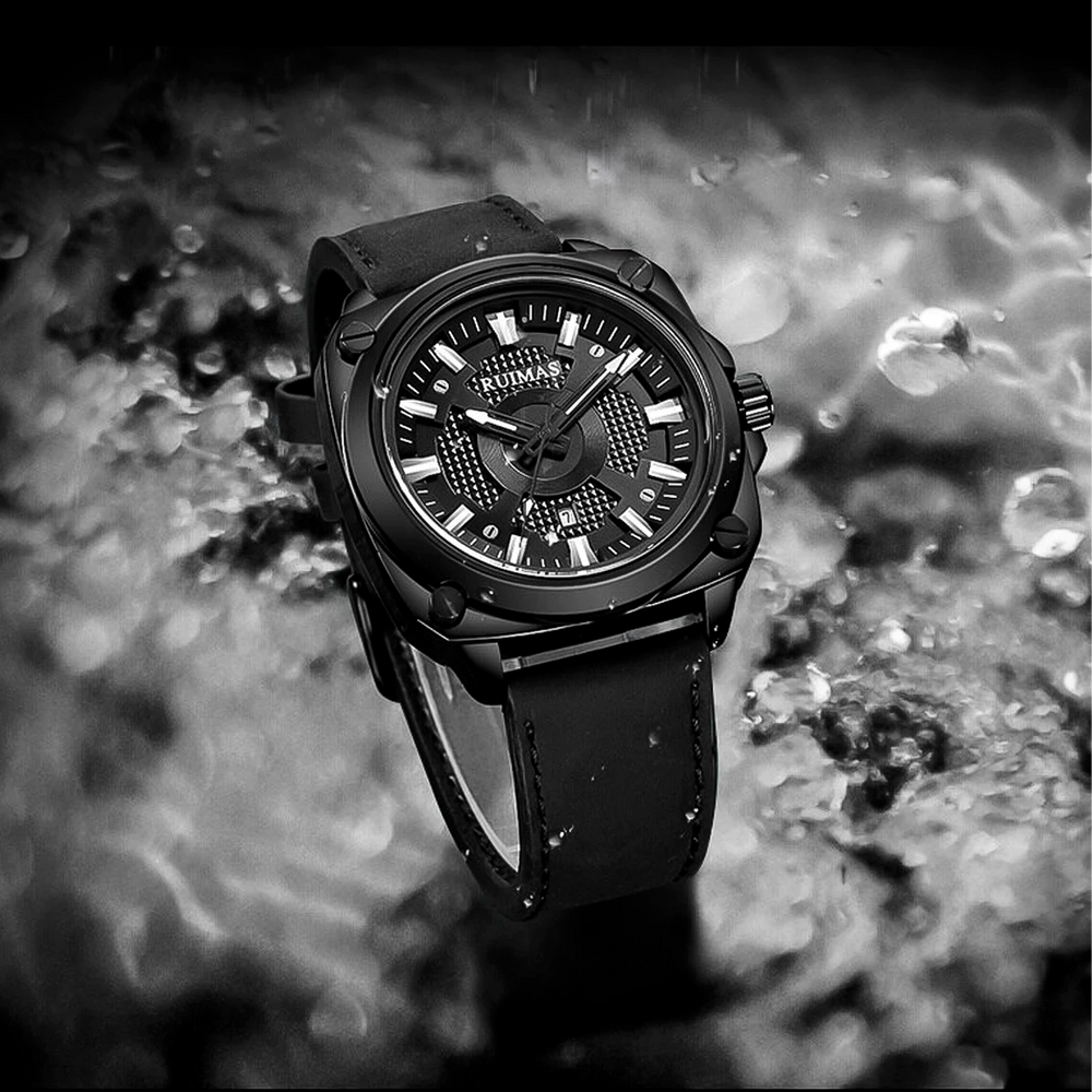 Reloj Ruimas RUI-34 Hombre Cuero Negro
