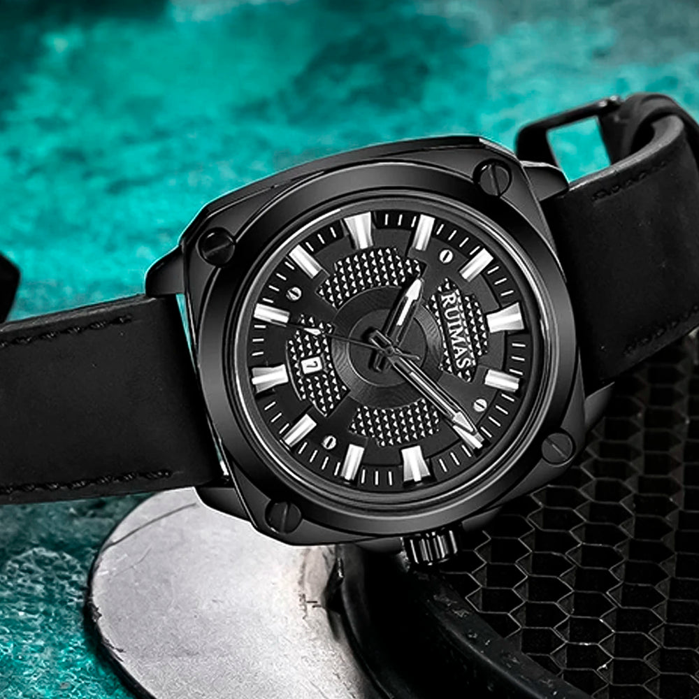 Reloj Ruimas RUI-34 Hombre Cuero Negro