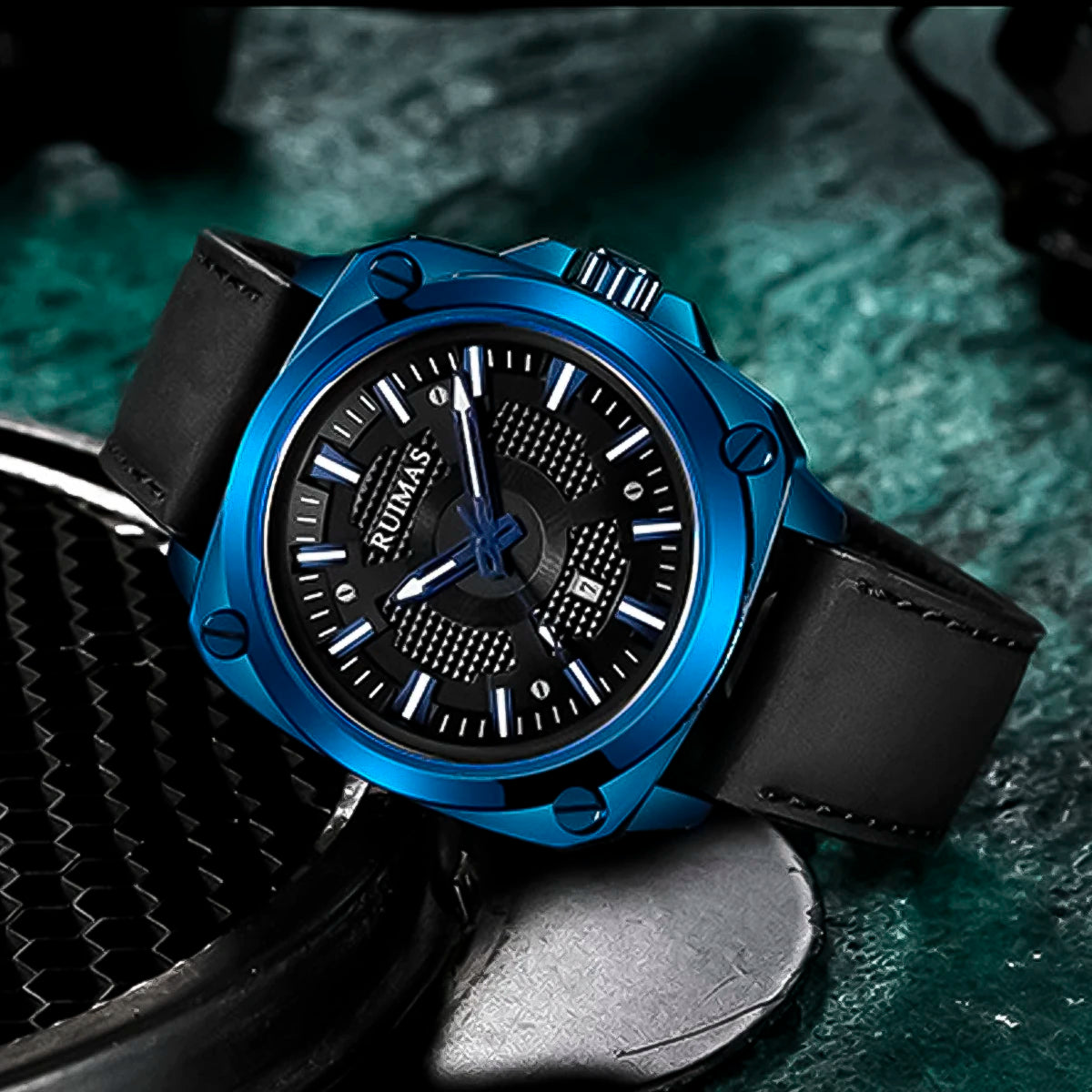 Reloj Ruimas RUI-35 Hombre Cuero Negro