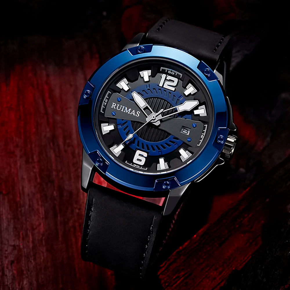 Reloj Ruimas RUI-36 Hombre Cuero Negro