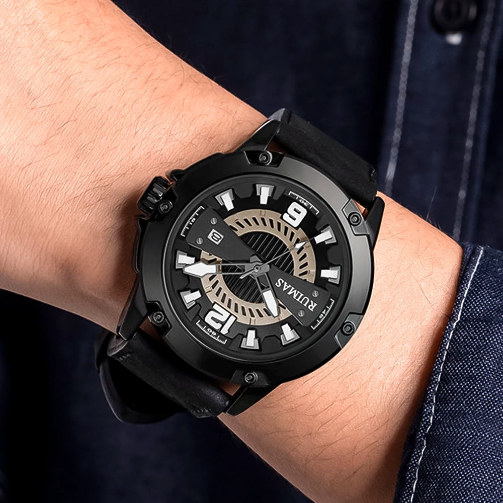 Reloj Ruimas RUI-37 Hombre Cuero Negro